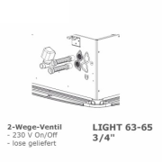 2 Wege Ventilbaugruppe 3/4", LIGHT 63-65, extern, lose